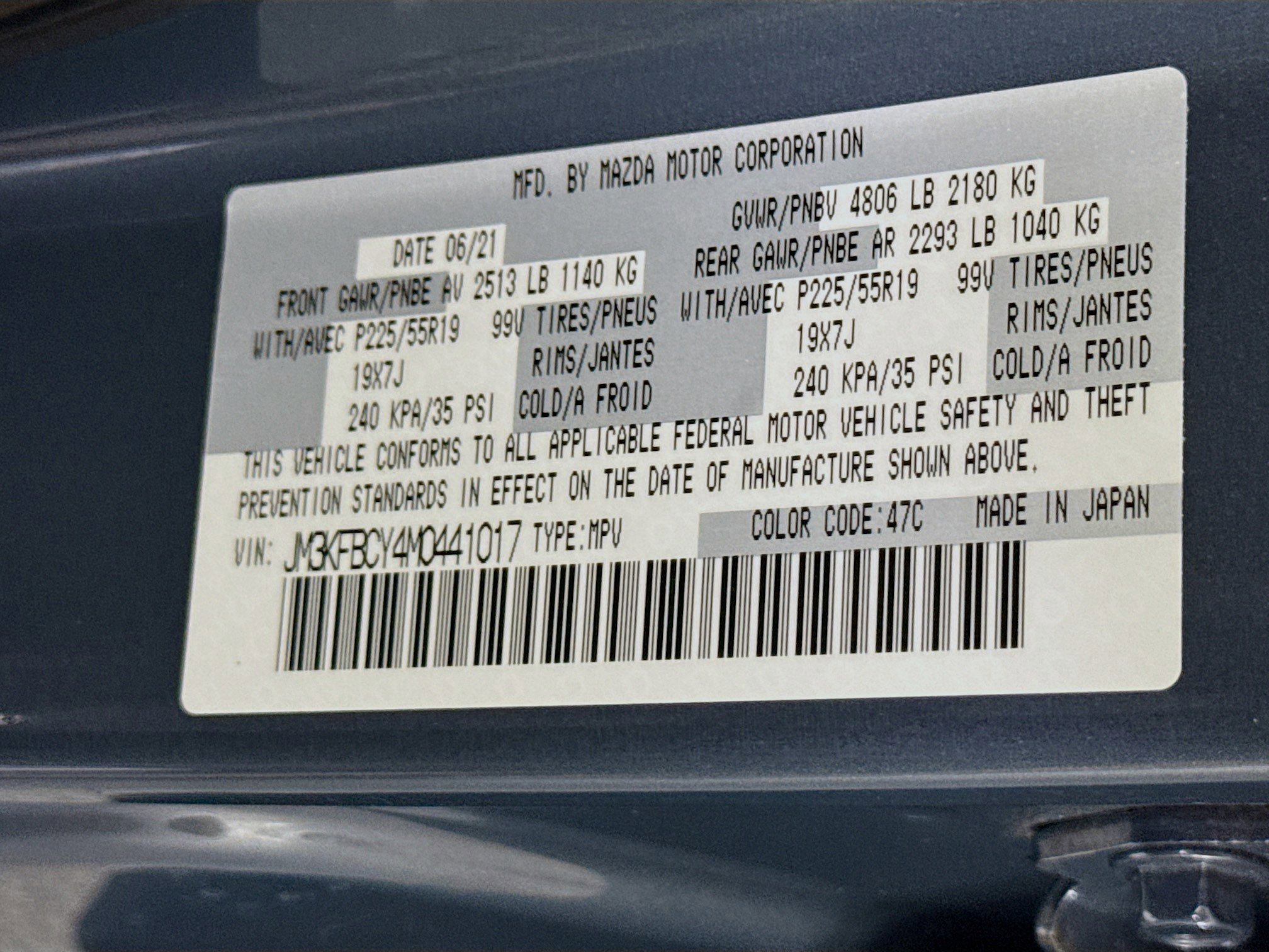 Used 2021 MAZDA CX-5 Carbon Edition image 40