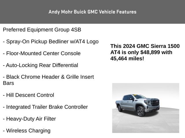 Used 2024 GMC Sierra 1500 AT4 w/ Technology Package AWD/4WD image 20