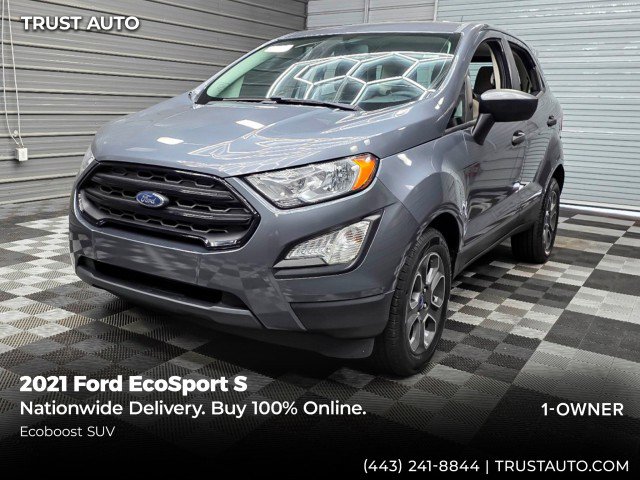 Used 2021 Ford EcoSport S FWD video 1