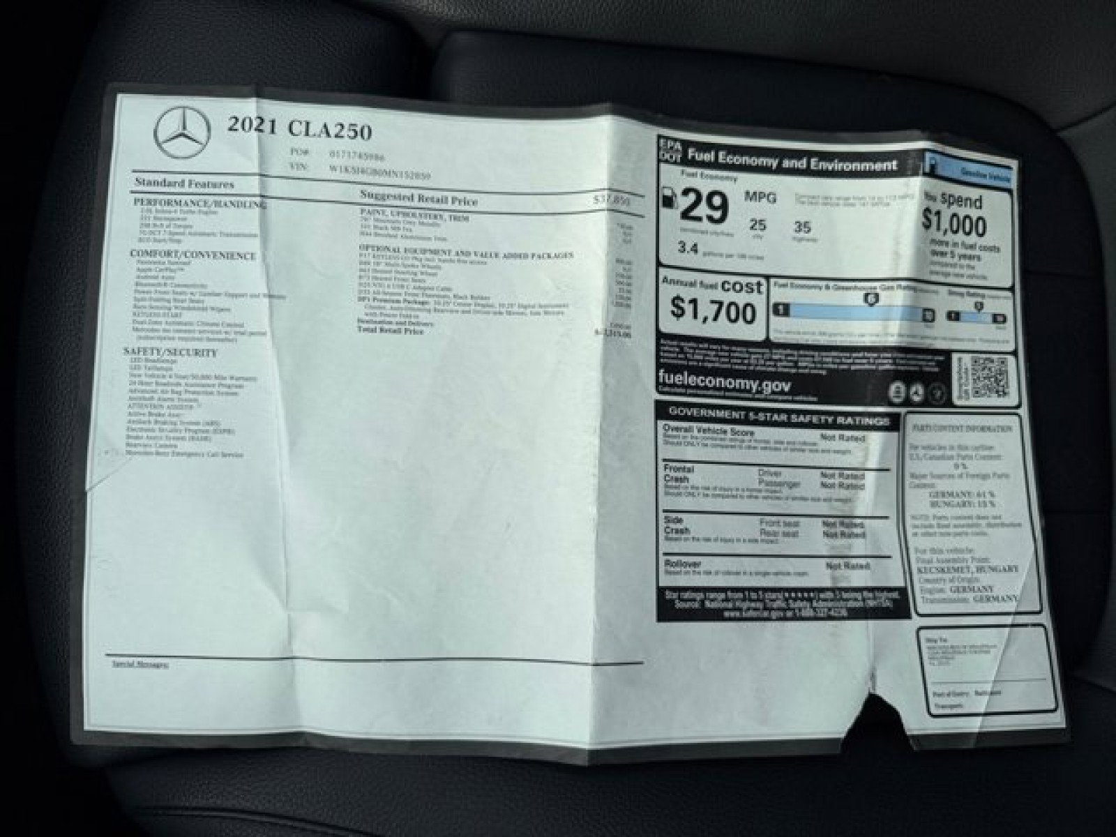 Used 2021 Mercedes-Benz CLA 250 image 24