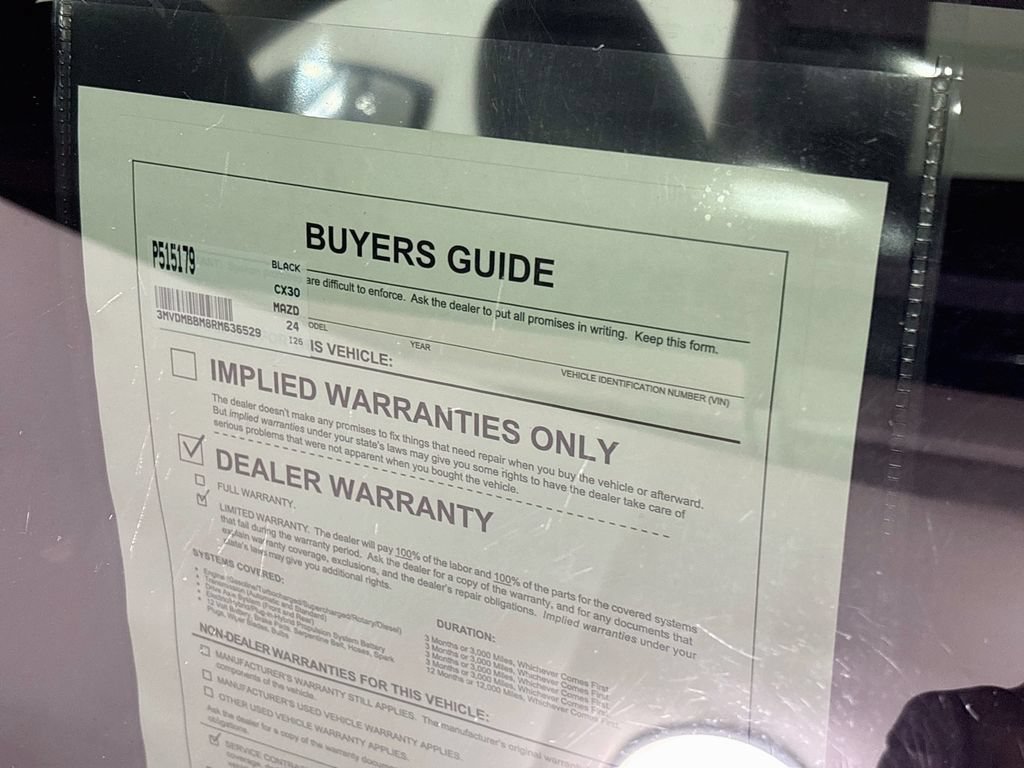 Used 2024 MAZDA CX-30 AWD 2.5 S w/ Select Sport Pkg image 24