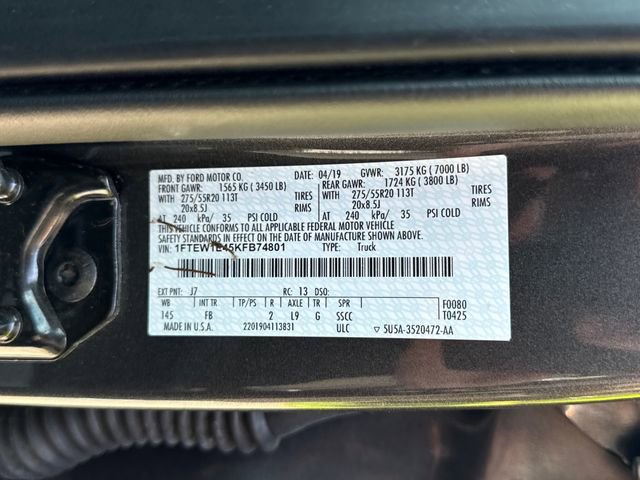 Used 2019 Ford F150 XLT w/ Equipment Group 302A Luxury AWD/4WD image 23