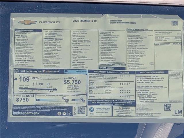 New 2025 Chevrolet Equinox EV RS w/ Convenience Package II image 18