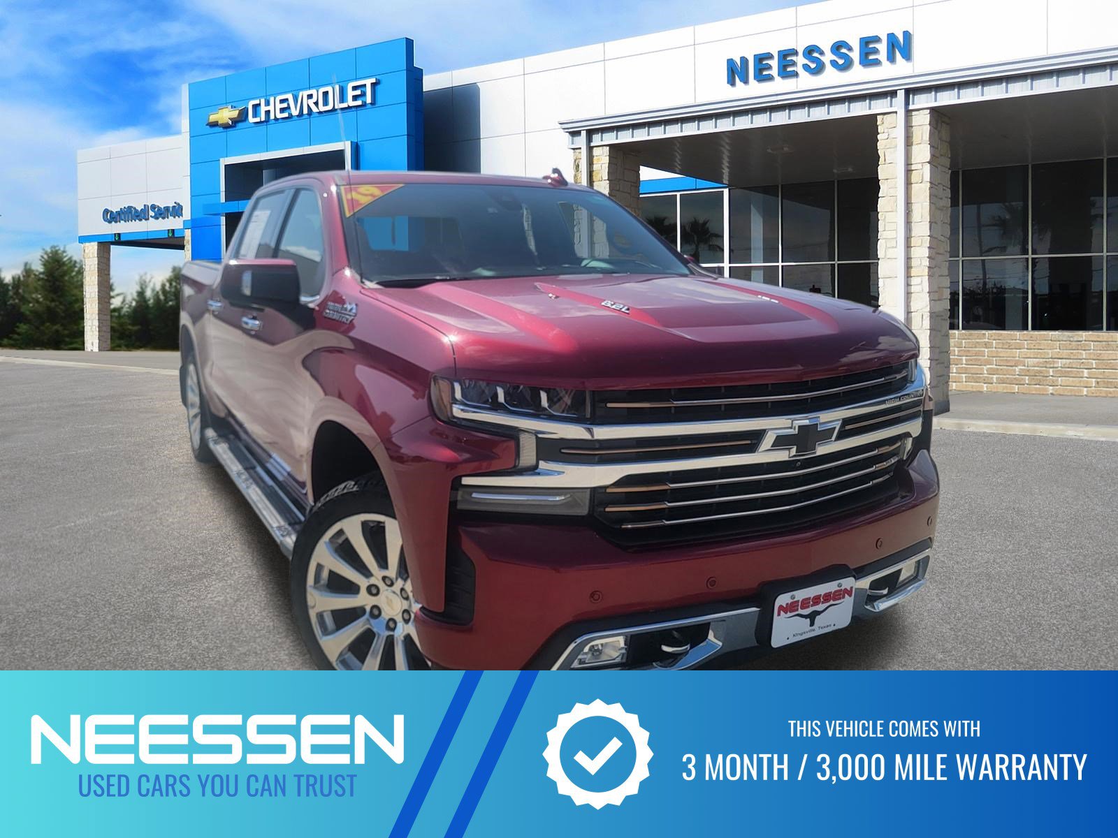 Used 2019 Chevrolet Silverado 1500 High Country w/ Technology Package image 1
