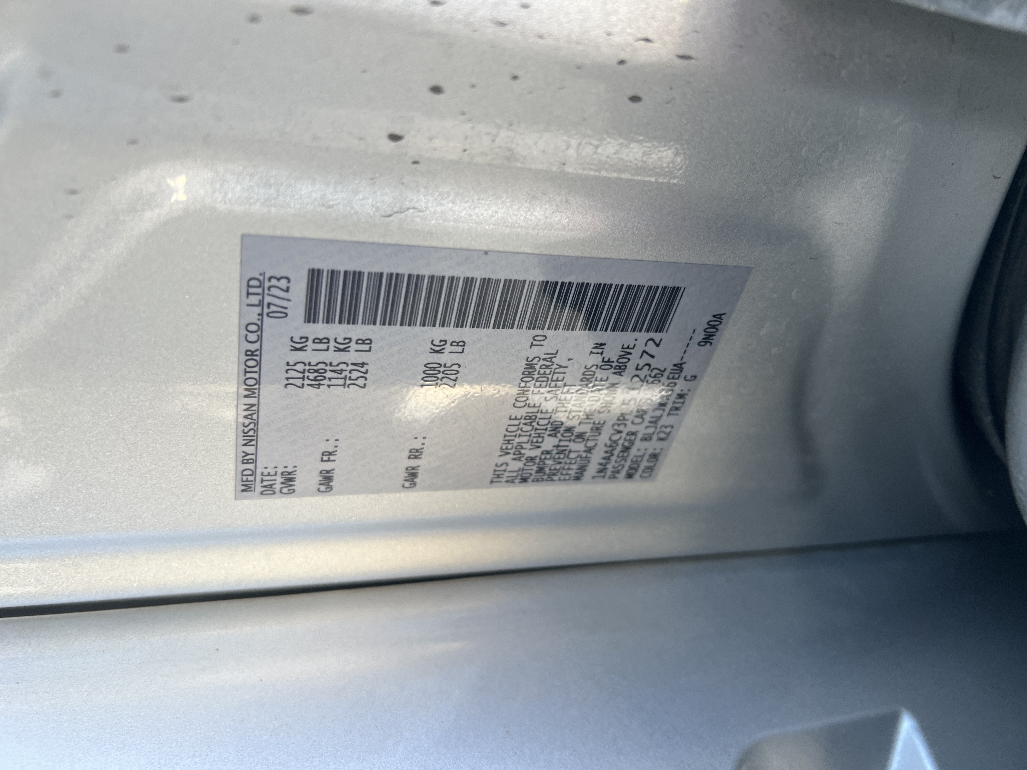 Used 2023 Nissan Maxima SV w/ Floor Mat Group FWD image 30