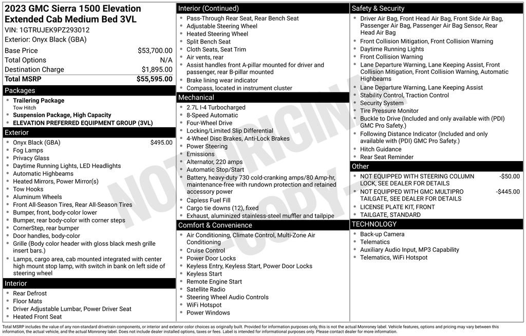 Used 2023 GMC Sierra 1500 Elevation AWD/4WD image 6