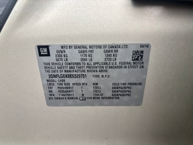 Used 2014 Chevrolet Equinox LT w/ Power Convenience Package image 31