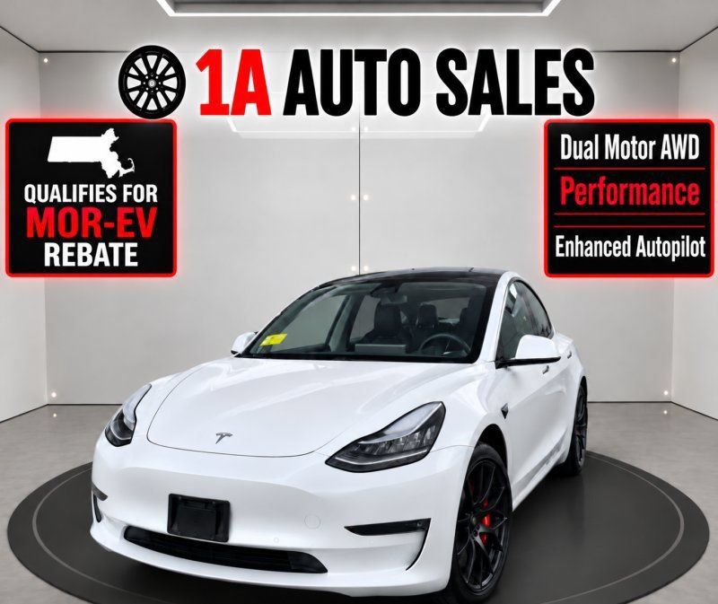 Used 2020 Tesla Model 3 Performance AWD/4WD image 1