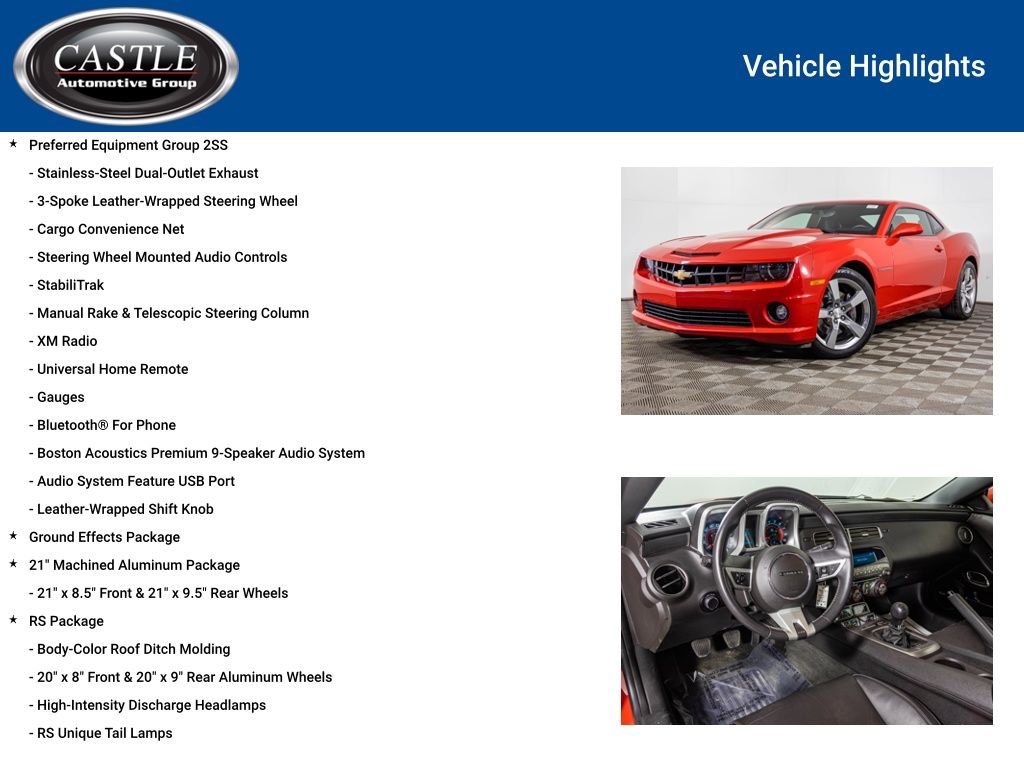Used 2010 Chevrolet Camaro SS w/ LPO, Ground Effects Package image 8