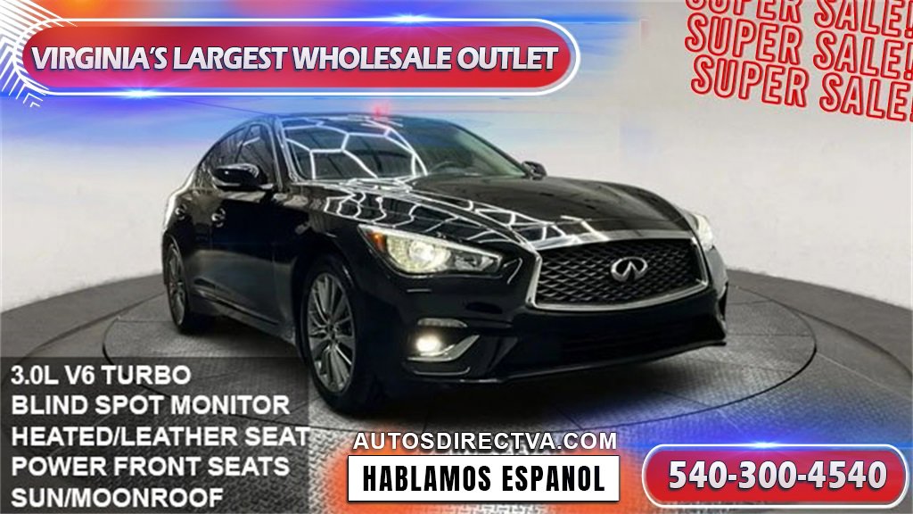 Used 2022 INFINITI Q50 Luxe w/ Cargo Package