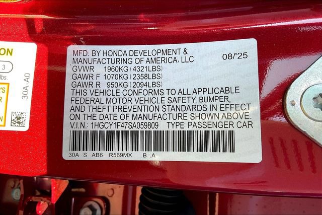 New 2025 Honda Accord SE image 31