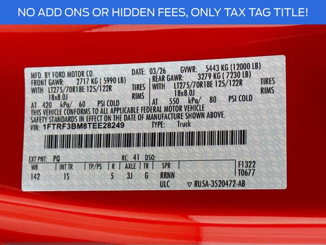 New 2026 Ford F350 XL image 27