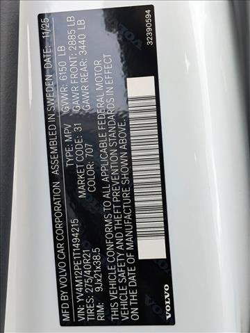 New 2026 Volvo XC90 B5 Plus w/ Protection Package AWD/4WD image 19