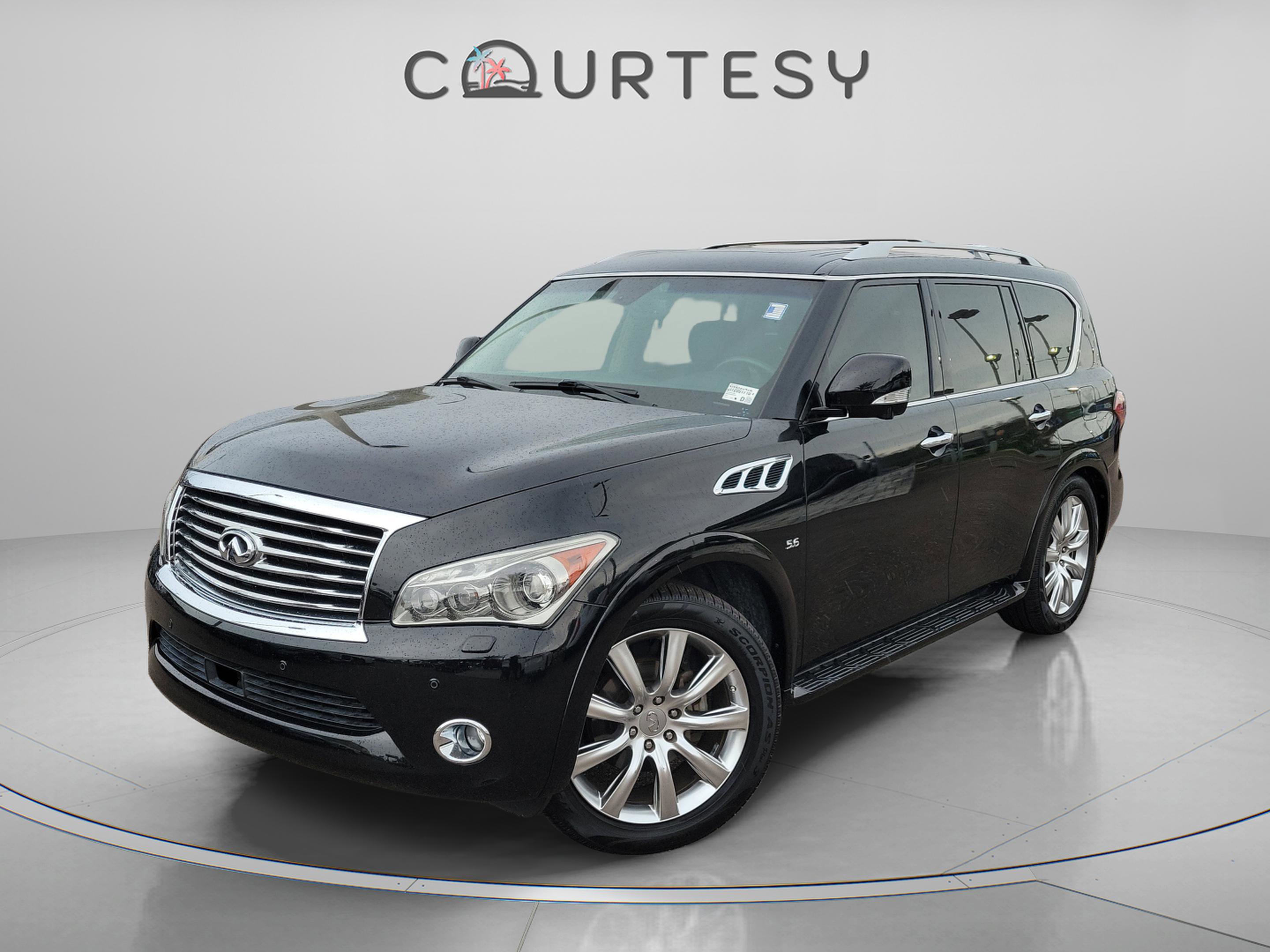 Used 2014 INFINITI QX80 4WD w/ Deluxe Touring Package