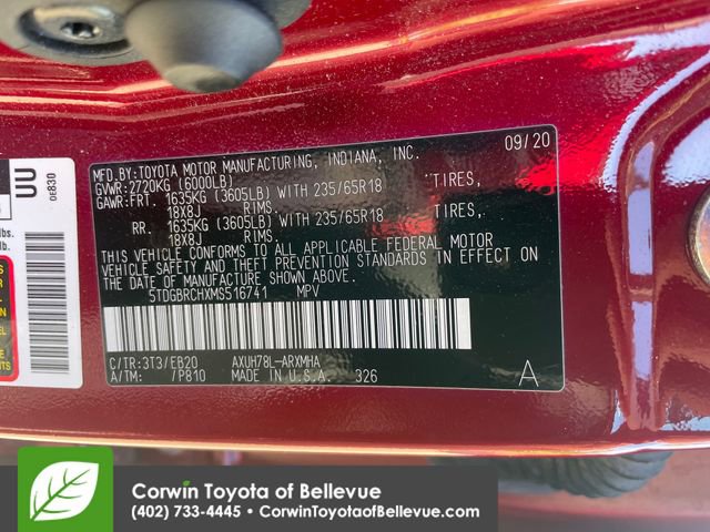 Used 2021 Toyota Highlander XLE w/ Protection Package #3 (TMS) AWD/4WD image 23