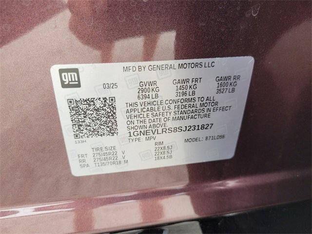 Used 2025 Chevrolet Traverse RS w/ LPO, Floor Liner Package image 24