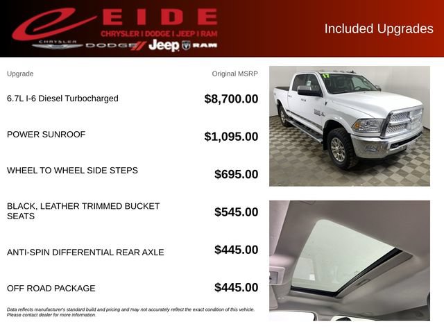 Used 2017 RAM 2500 Laramie w/ Off Road Package AWD/4WD image 13
