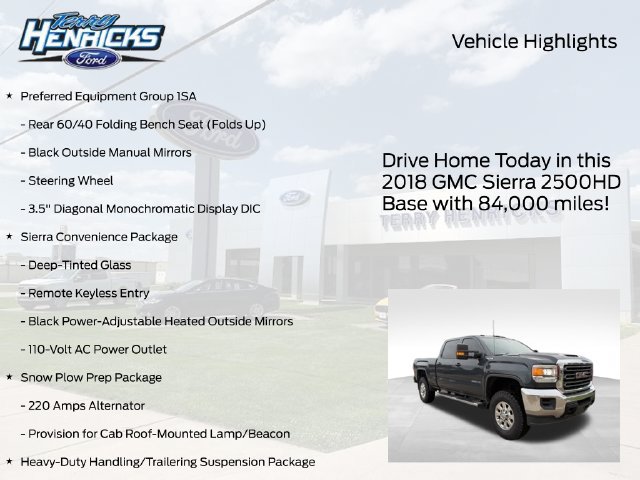 Used 2018 GMC Sierra 2500 4x4 Crew Cab w/ Sierra Convenience Package image 4