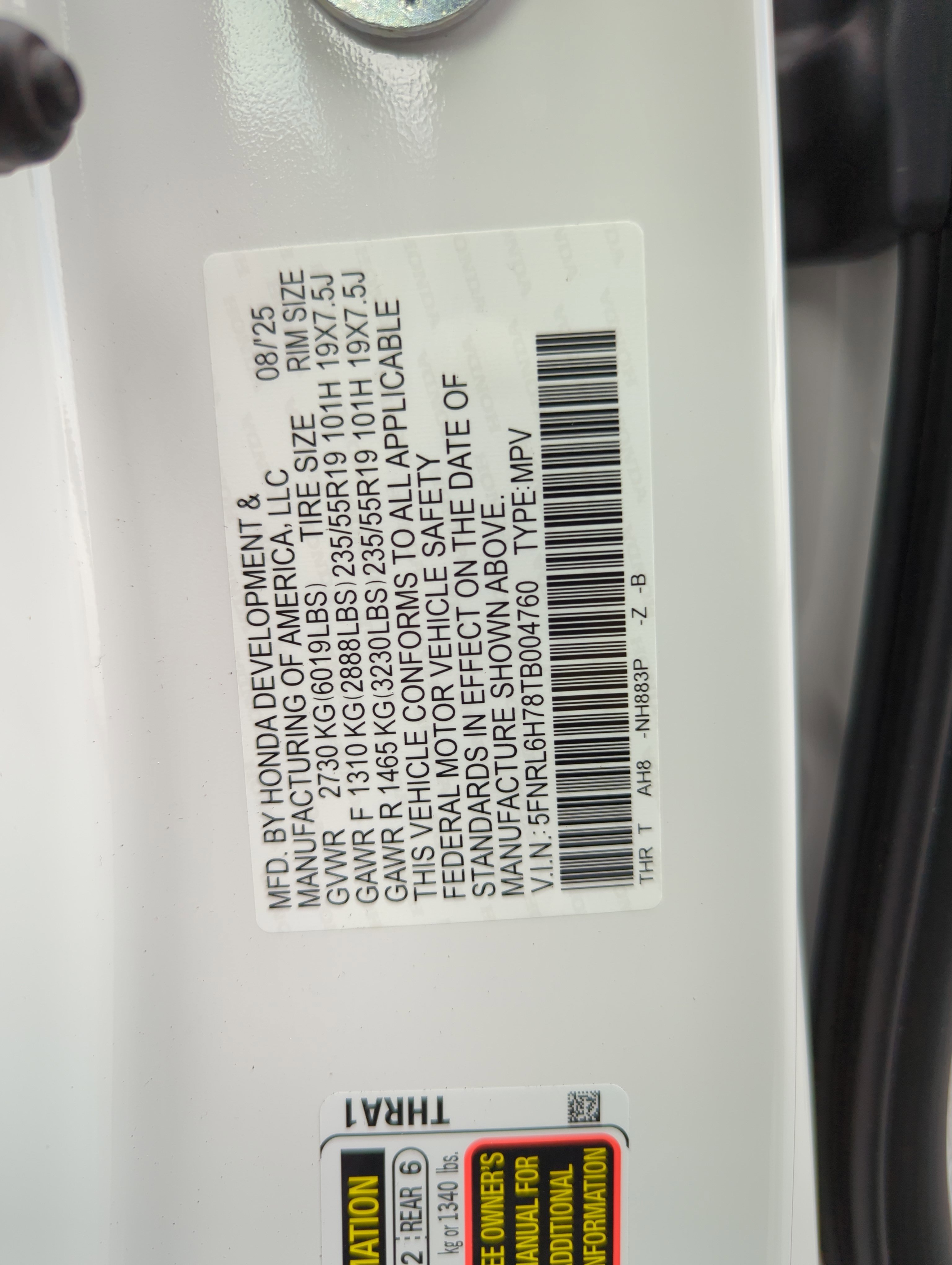 New 2026 Honda Odyssey Sport-L image 29