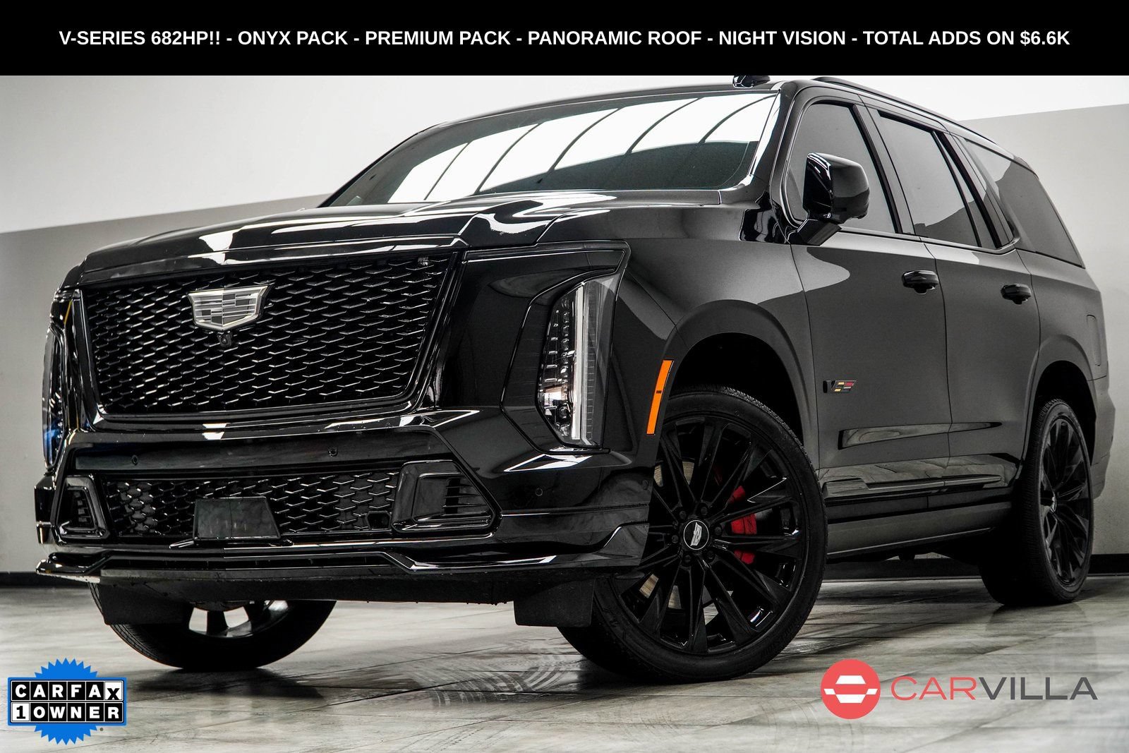 Used 2025 Cadillac Escalade V w/ LPO, ONYX Package AWD/4WD video 1