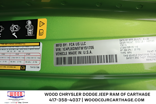 New 2026 Jeep Wrangler Unlimited Sport AWD/4WD image 25
