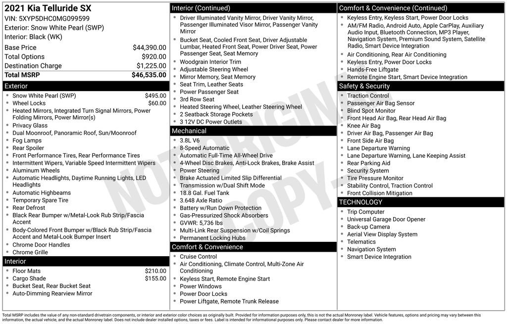 Used 2021 Kia Telluride SX image 4