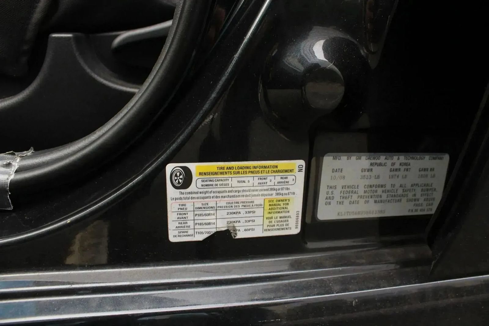 Used 2009 Chevrolet Aveo LT w/ Power and Convenience Package FWD image 17