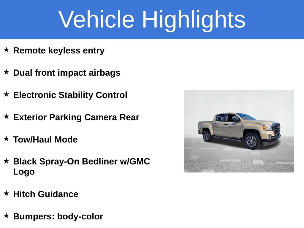 Certified 2022 GMC Canyon AT4 w/ Trailering Package image 6