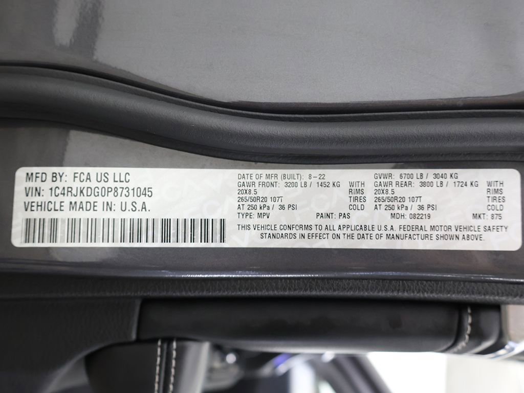 Used 2023 Jeep Grand Cherokee L Overland AWD/4WD image 66
