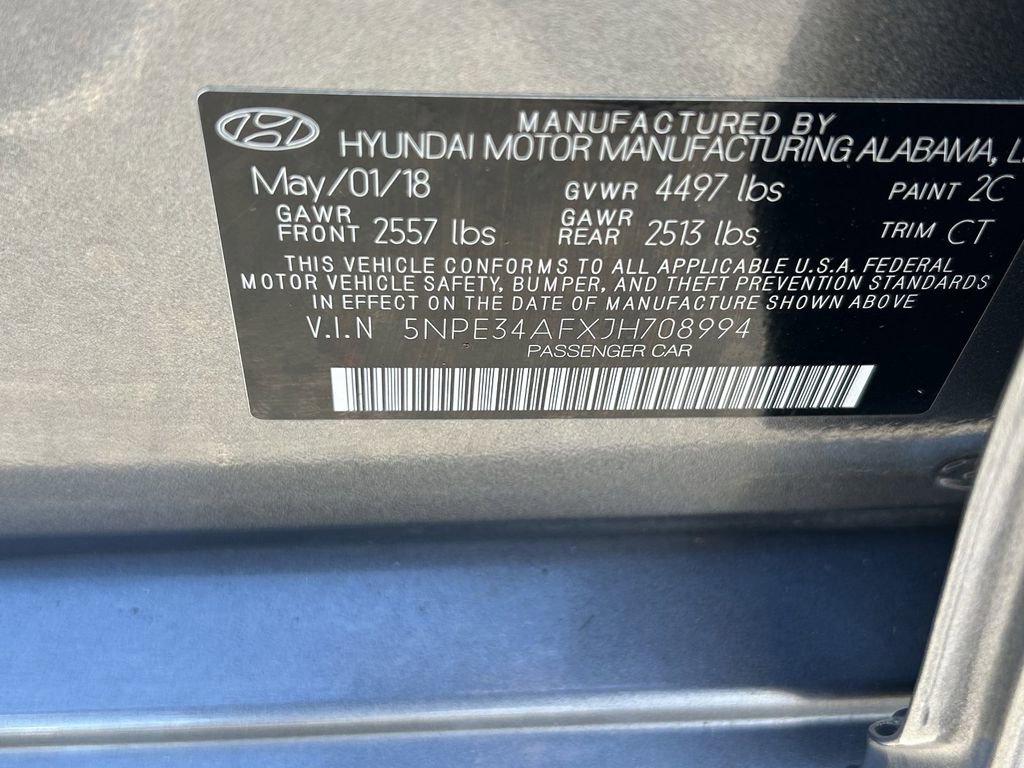 Used 2018 Hyundai Sonata Limited FWD image 34