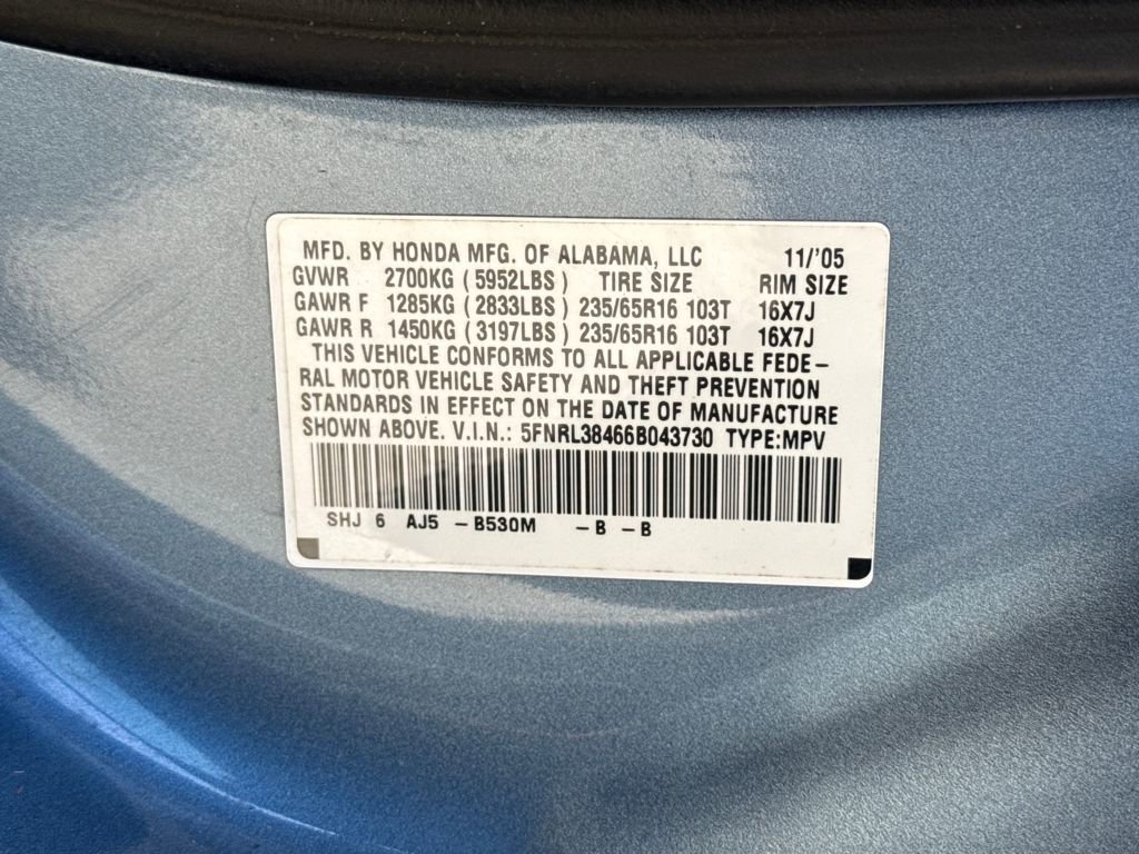 Used 2006 Honda Odyssey EX image 30