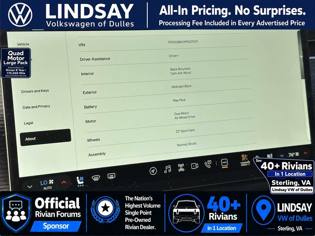 Used 2023 Rivian R1S Adventure AWD/4WD image 27