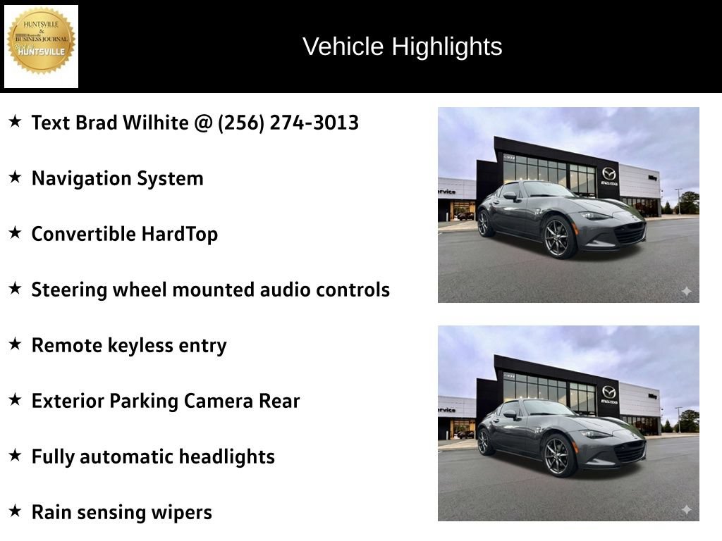 Used 2019 MAZDA MX-5 Miata RF Grand Touring RWD image 6