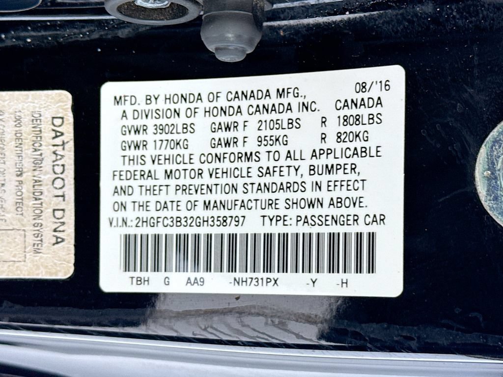 Used 2016 Honda Civic EX-T image 33