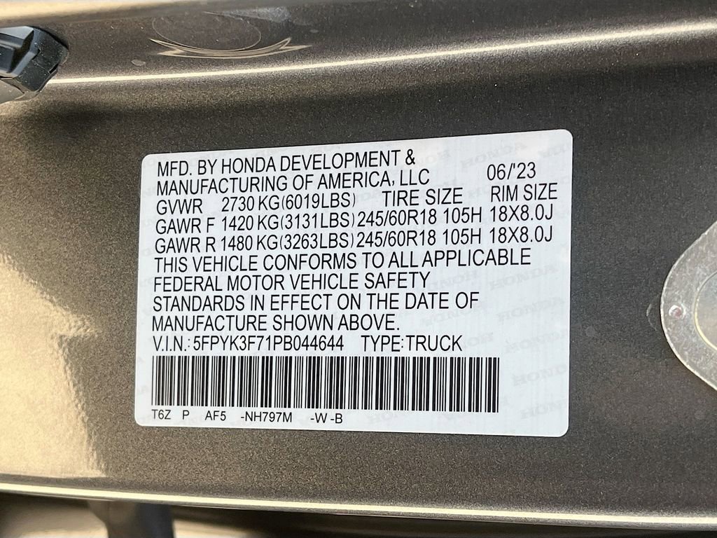Used 2023 Honda Ridgeline RTL-E image 32