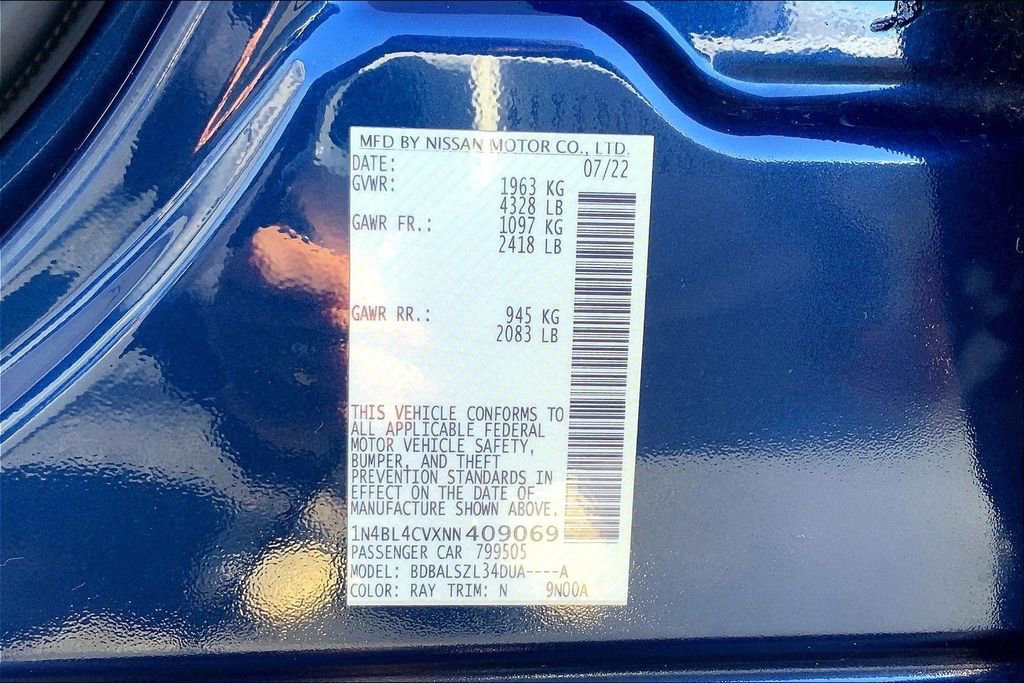 Used 2022 Nissan Altima 2.5 SR image 14