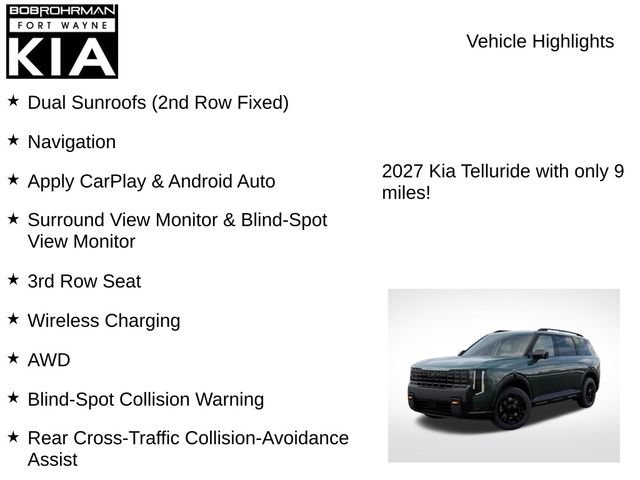 New 2027 Kia Telluride SX X-Pro AWD/4WD image 7