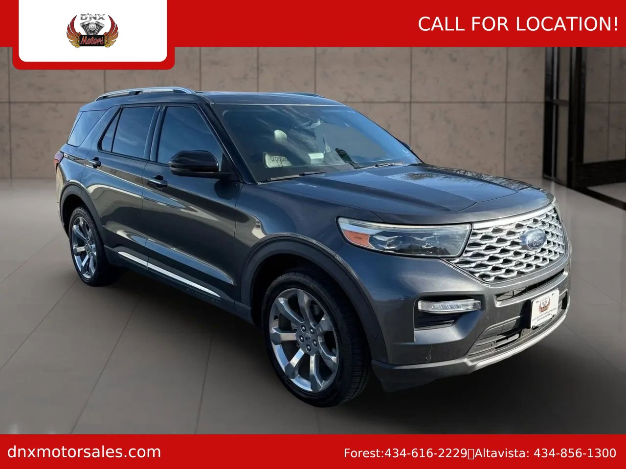 Used 2020 Ford Explorer Platinum w/ Premium Technology Package image 7