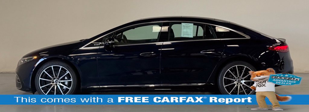 Used 2022 Mercedes-Benz EQS 580 4MATIC Sedan w/ Exclusive Trim Package image 2