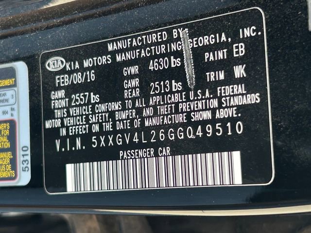 Used 2016 Kia Optima SX FWD image 15