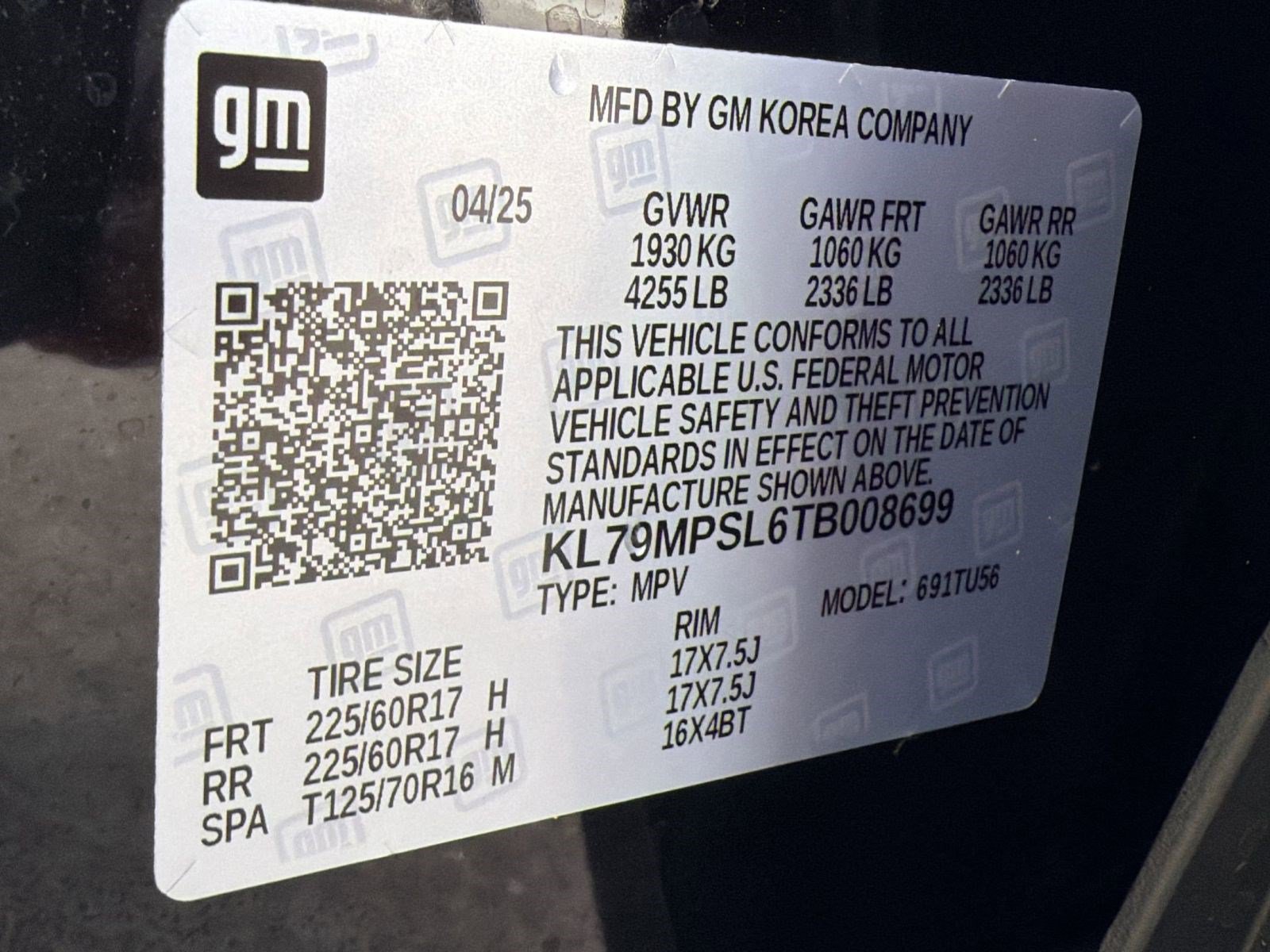 Certified 2026 Chevrolet TrailBlazer LT w/ Convenience Package FWD image 19