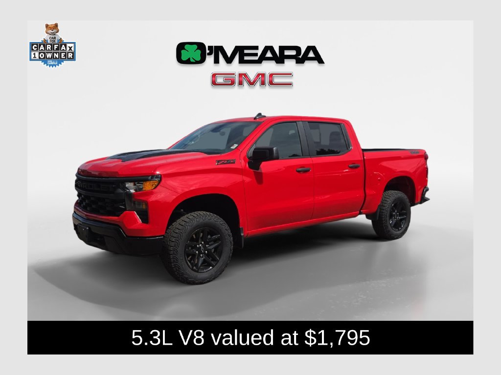 Used 2025 Chevrolet Silverado 1500 Custom Trail Boss w/ Dark Appearance Package AWD/4WD image 1