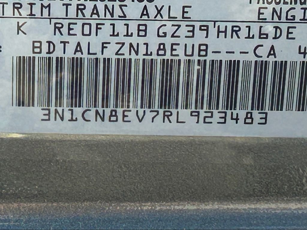 Certified 2024 Nissan Versa SV w/ Trunk Package image 52