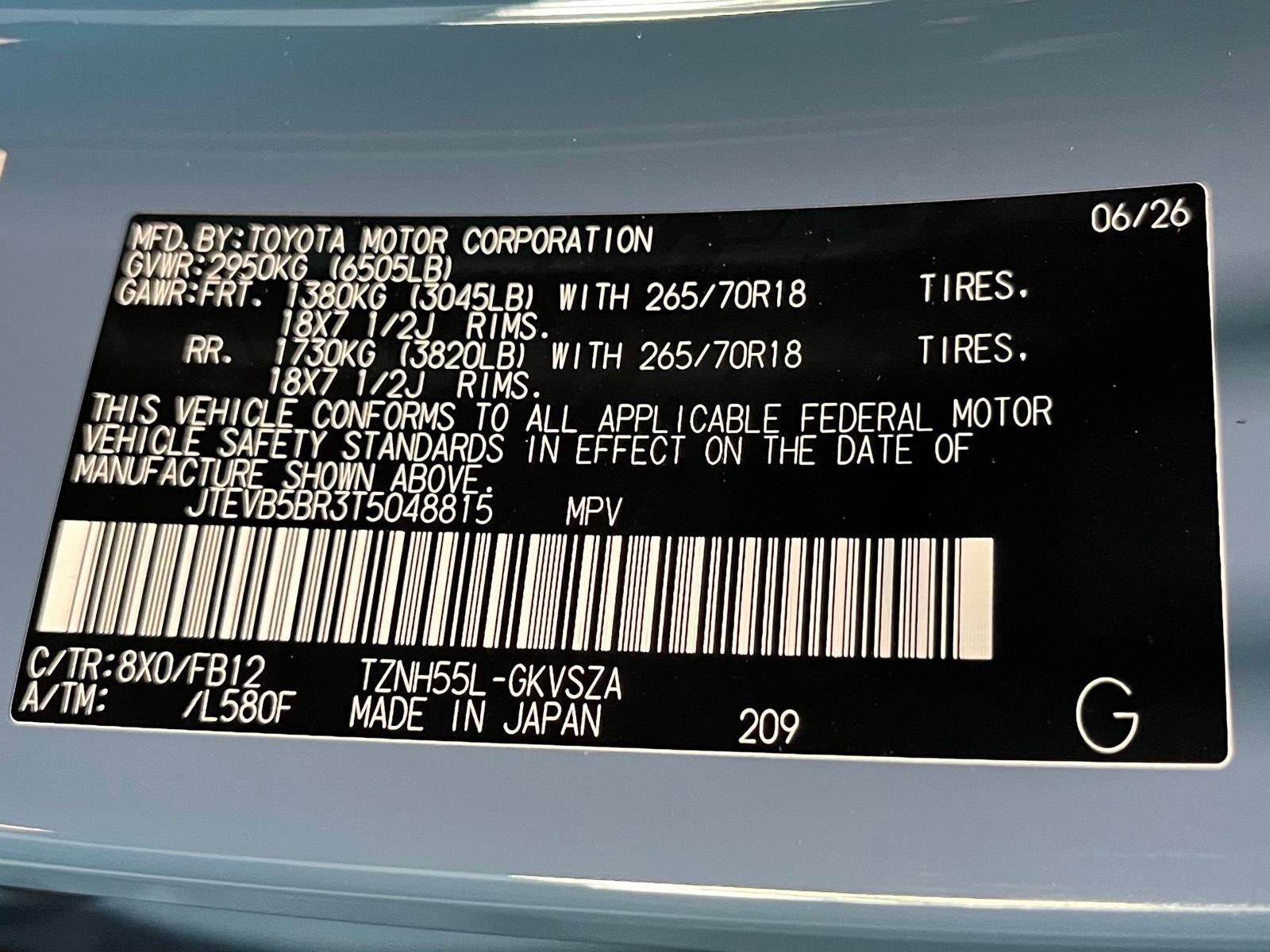 New 2026 Toyota 4Runner TRD Off-Road AWD/4WD image 18