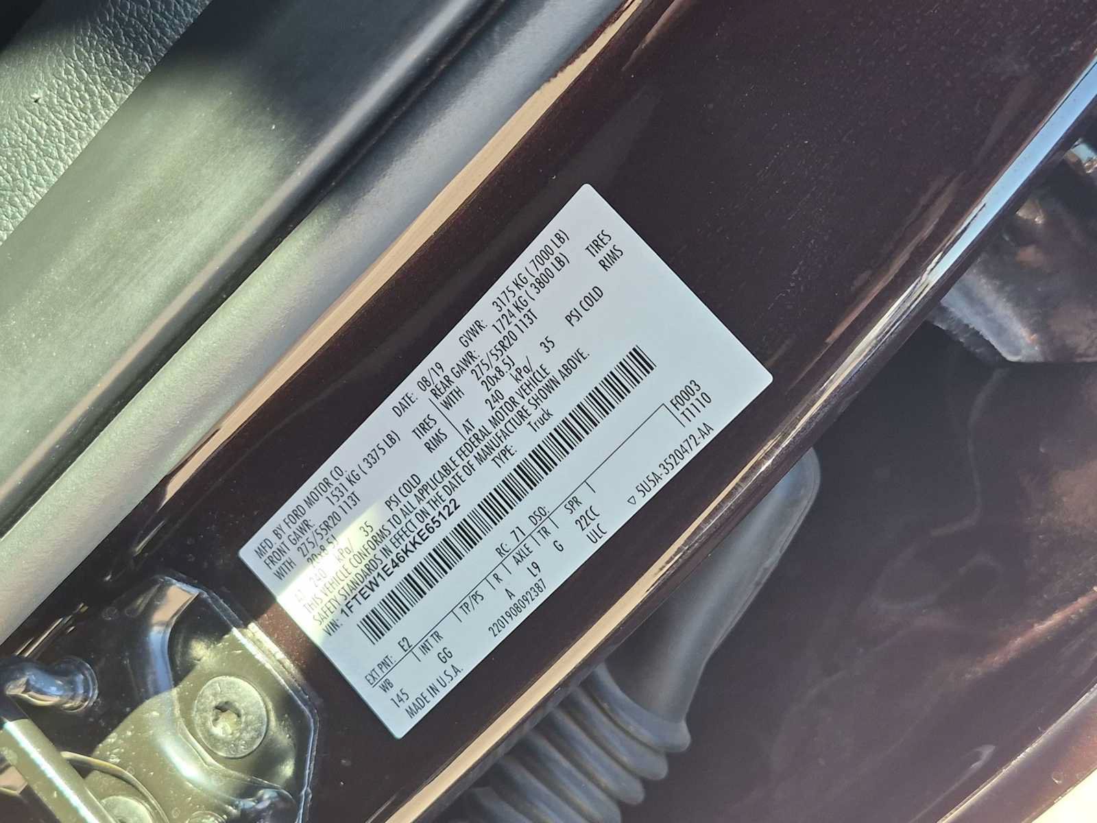 Used 2019 Ford F150 XL w/ Equipment Group 101A Mid AWD/4WD image 33