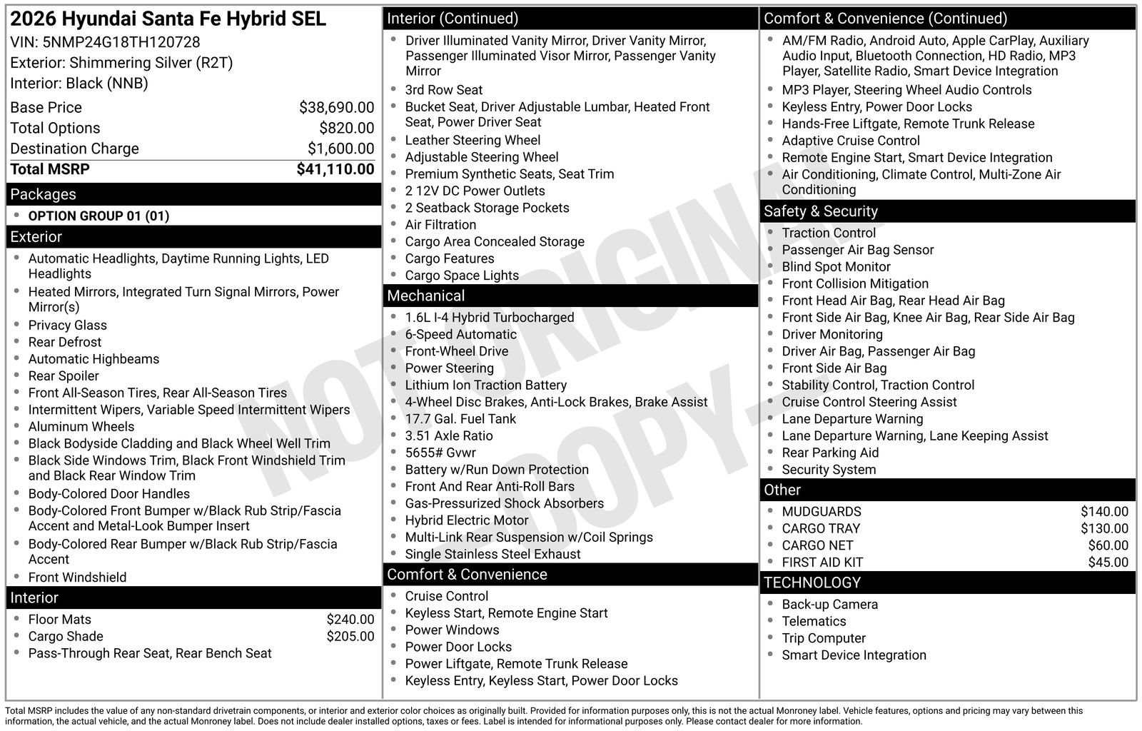 New 2026 Hyundai Santa Fe SEL FWD image 21