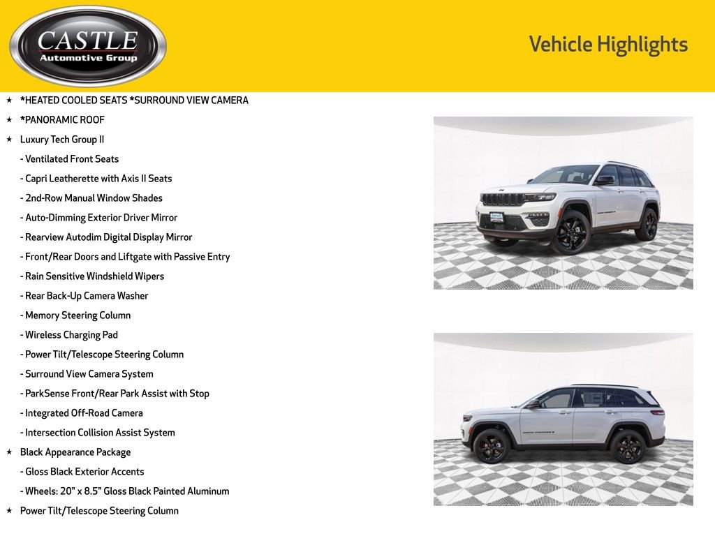 New 2025 Jeep Grand Cherokee Limited w/ Luxury Tech Group II image 3