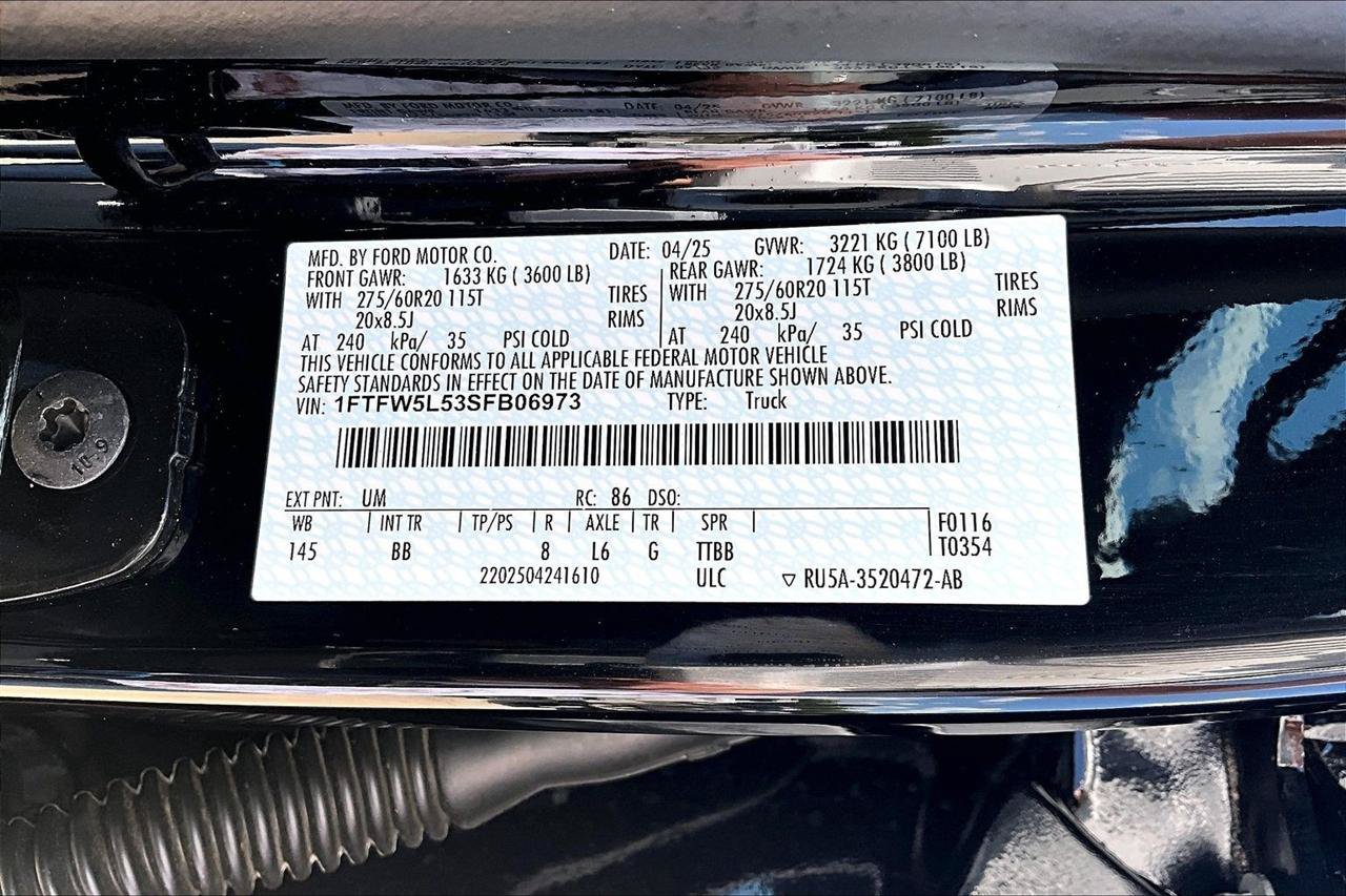 Used 2025 Ford F150 Lariat w/ Equipment Group 502A High AWD/4WD image 21