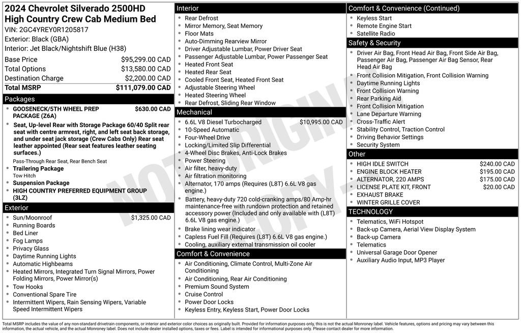 Used 2024 Chevrolet Silverado 2500 High Country image 32