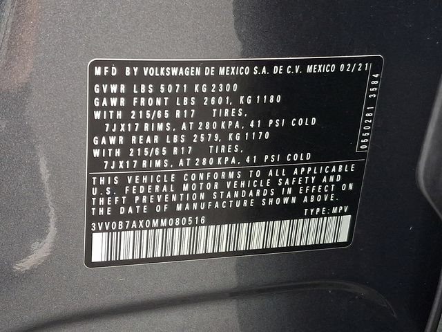 Used 2021 Volkswagen Tiguan S AWD/4WD image 27